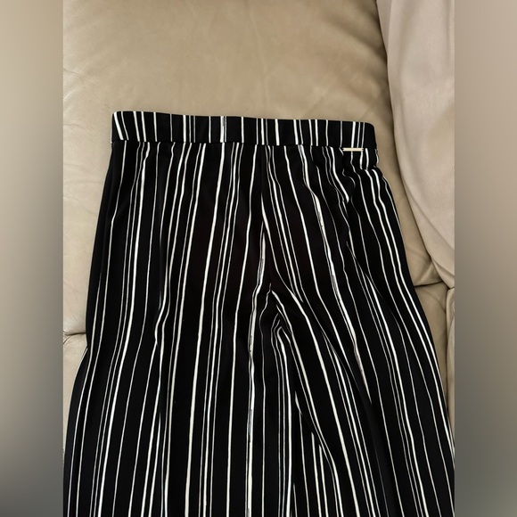 NWOT BLACK LABEL by CHICO’S Pleat-Front Striped Pants - Picture 14 of 17